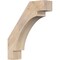 Ekena Millwork 5 1/2"W x 22"D x 26"H Merced Smooth Knee Brace, Douglas Fir BRC06X22X26MRC00SDF - alternate 1
